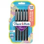 Filzstift Papermate Flair Original Medium Schwarz 5 Stück