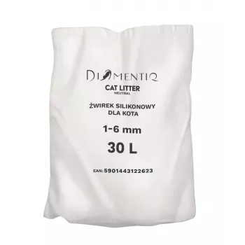 Katzenstreu DIAMENTIQ Neutral klumpende Silikongranulate 30 L — unparfümiert, 1–6 mm