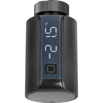 eQ-3 AG HmIP-eTRV-E-A, Schwarz, Tasten, IP20, 0 - 50 °C, 868 - 868,6 MHz, 230 m