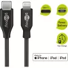 Lade- und Synchronisationskabel Goobay Lightning auf USB-C 0,5 m