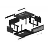 Lanberg WF01-6404-23B Rack-Schrank 4U Wandmontage Schwarz