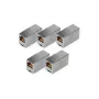RJ45 Modular-Kupplung Digitus DN-93901-5 5 Stück vergoldet Silber