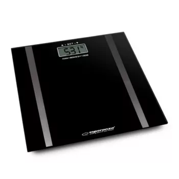 Personenwaage Esperanza EBS018K – elektronisch, 180 kg, schwarz
