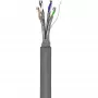 Wentronic Goobay CAT 6 Netzwerkkabel, S/FTP (PiMF), Grau, 305 m – CCA Kupfermix, AWG 23/1 (solid), PVC (95696)