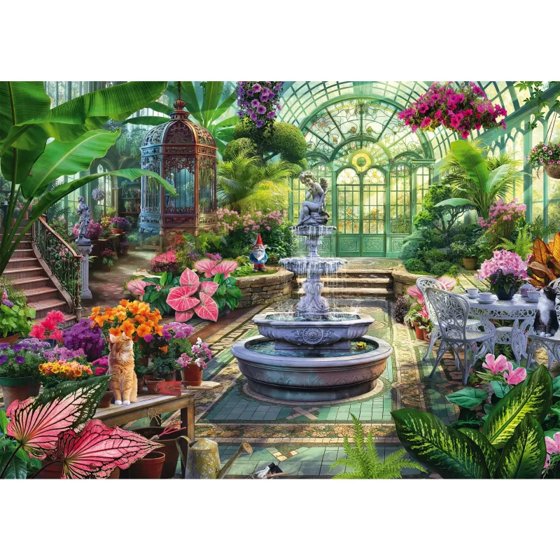 Jeff Haynie: Victorian Greenhouse, Puzzle 1000 Teile