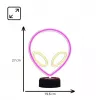 Tischleuchte MANTA SNL86PK Style Neon Lights UFO Pink – dekorative Neon-Lampe in Pink
