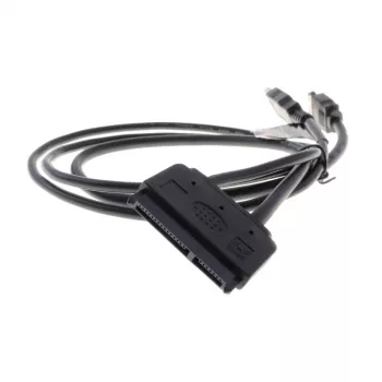 Akasa Flexstor eSATA-Kabel für 6,40 cm (2.5) - SATA-HDD und -SSD (AK-CBSA03-80BK)