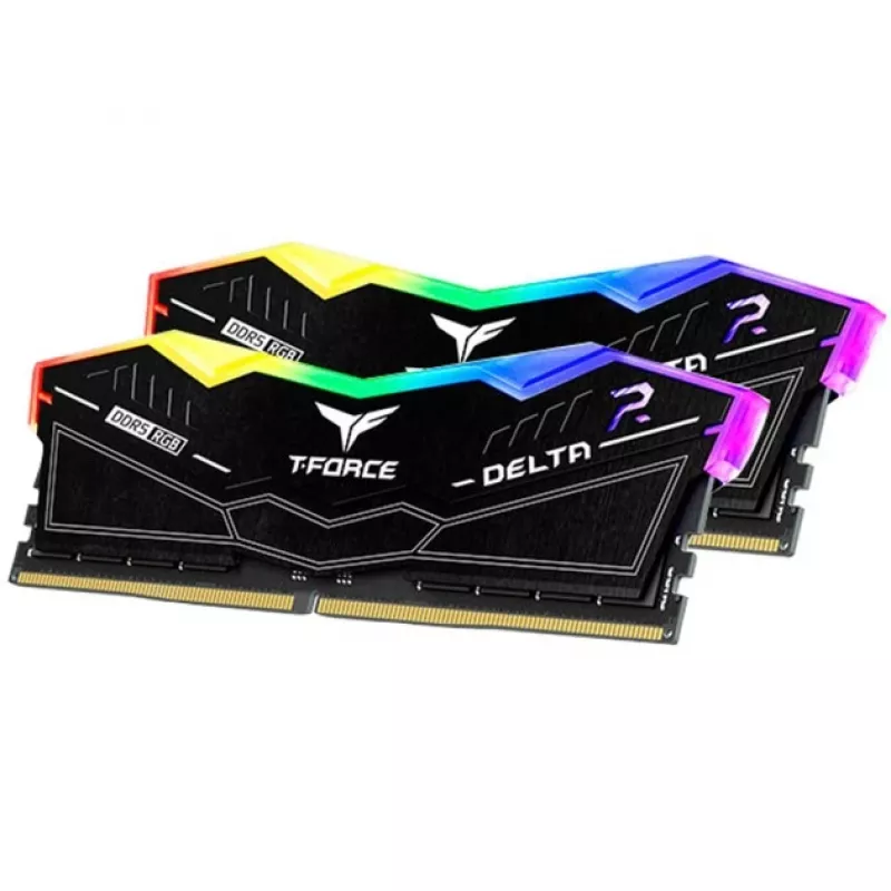 DIMM 64 GB DDR5-6000 (2x 32 GB) Dual-Kit, Speicher schwarz, FF3D564G6000HC38ADC01, Delta RGB, INTEL XMP