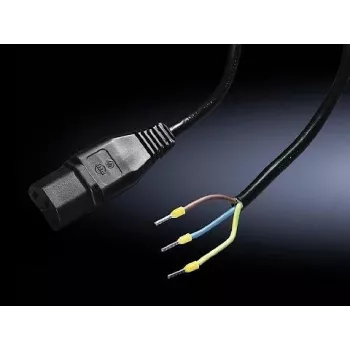 Netzkabel Rittal SM IEC 60320 C13 auf offenes Ende, 1,5 m, Modell 6450.060