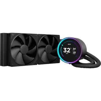 NZXT KRAKEN Elite V2 240 Liquid Cooling Display Schwarz RL-KN24E-B2 (RL-KN24E-B2)