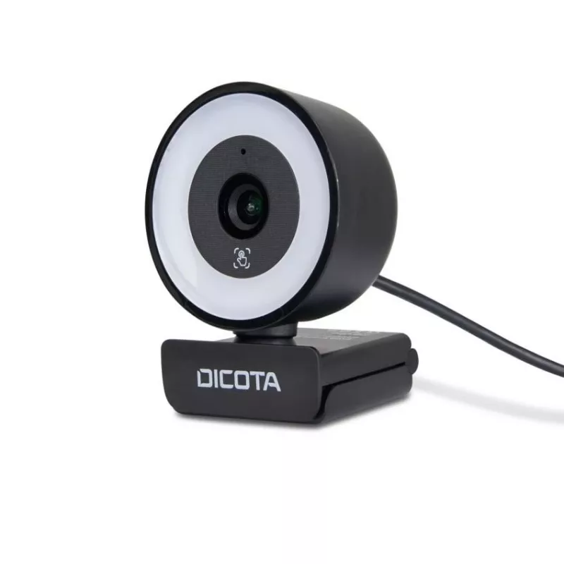 Webcam DICOTA D32066 5 MP 2592 x 1944 Pixel USB 2.0 Schwarz