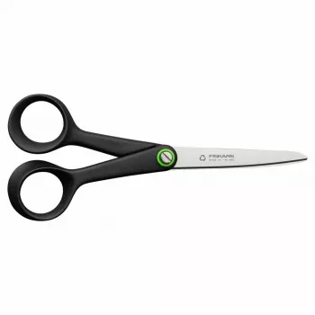 Fiskars 1074543 Büro-/Bastelschere Universal Gerader Schnitt Schwarz, Edelstahl