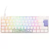 Ducky One 2 Pro Mini Weiß Edition Gaming-Tastatur, RGB-LED - Cherry Brown