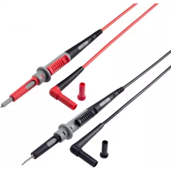 VOLTCRAFT MS-4PS Sicherheitsmessleitung 4 mm Sicherheitsstecker Prüfspitze 1,00 m Schwarz, Rot 1 Stück (MS-4PS)