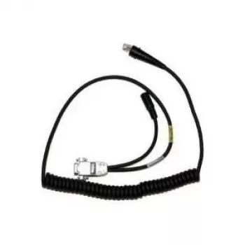 Honeywell Cable Serial Scanning 4820 Cordless Scanning, Kabel: RS232 TTL, schwarz, DB9, 2,3 m (7,7 Fuß), gerade, 5 V externe Stromversorgung (42206422-01E)
