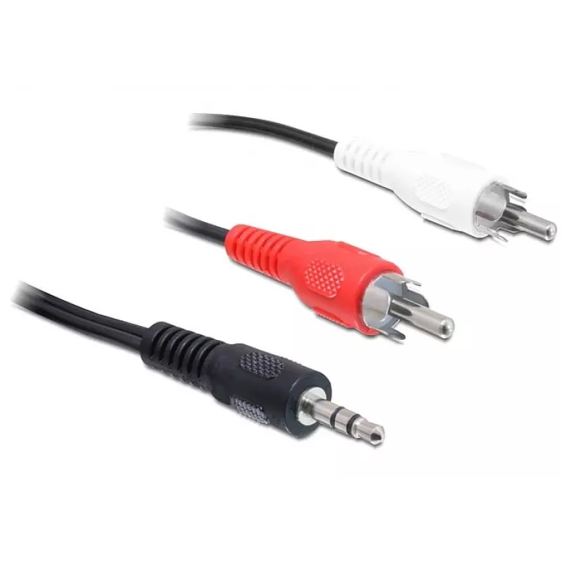 Audiokabel 3,5 mm/2 x Cinch DeLOCK 84212