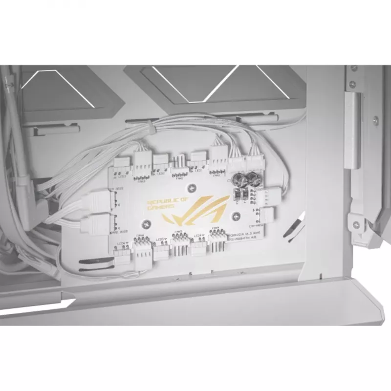 ASUS ROG GR701 Hyperion White, PC, Weiß, ATX, EATX, micro ATX, Mini-ITX, Aluminium, Multi, Front