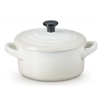 Le Creuset 71901107160100 Mini Dutch Oven, 0,25 L, Weiß