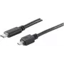 USB-Kabel Micro-USB B USB C ShiverPeaks BS77145-1.0 1m Schwarz