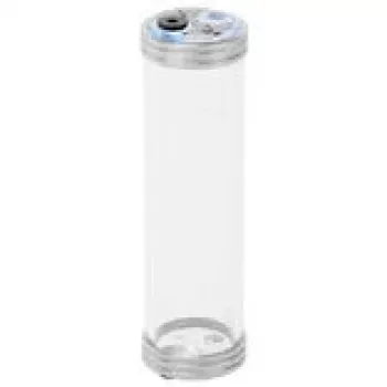 Ausgleichsbehälter 200 mm für Custom-Wasserkühlung, Singularity Protium 3.0 Acryl Silber