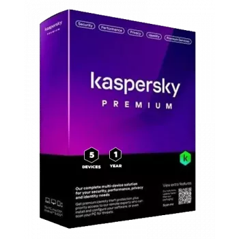 Kaspersky Premium + Kundensupport | 5 Geräte | 1 Jahr | EU