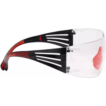 3M 7100148026 Sicherheitsbrille Schutzbrille Polycarbonat (PC) Grau, Rot