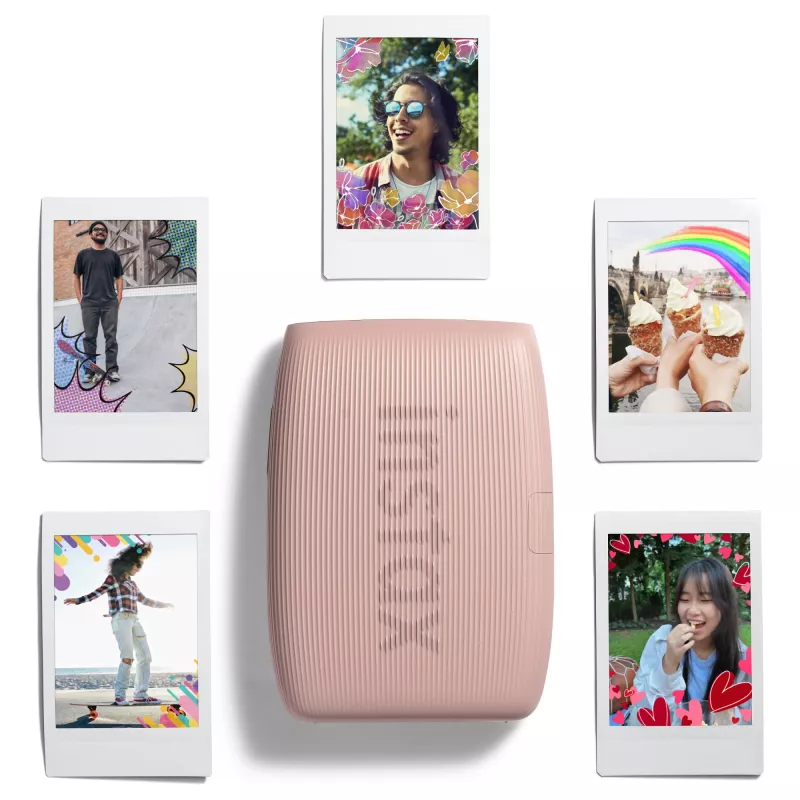 Fotodrucker Fujifilm Instax Mini Link 3 Pink Bluetooth tragbarer Sofortdrucker