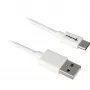 USB-Adapterkabel Sharkoon USB 2.0 A auf USB-C 1,5 m, weiß