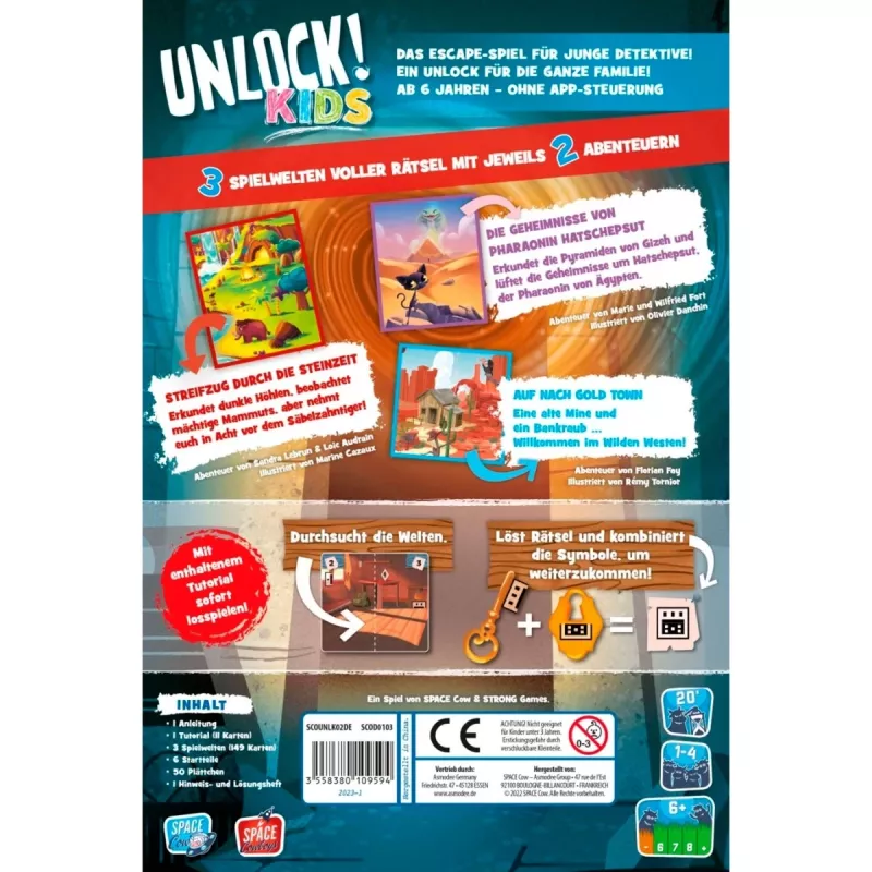 Unlock Kids - Geschichten aus der Vergangenheit, Kartenspiel