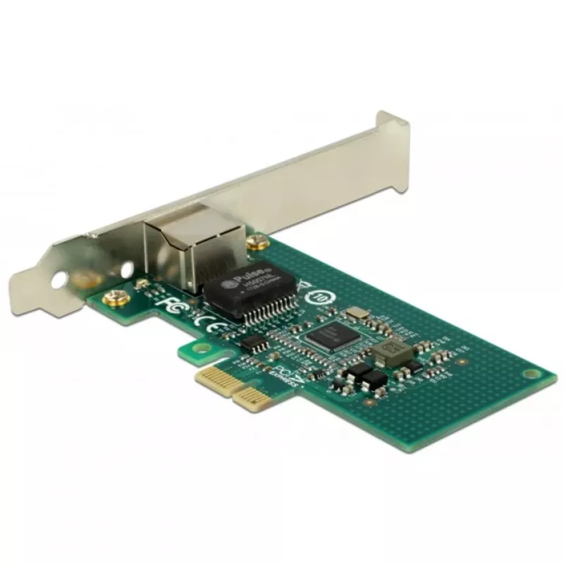 DeLock PCI Express Card > 1 x Gigabit LAN - Netzwerkadapter - PCIe 2.1 Low-Profile - Gigabit Ethernet