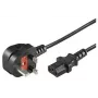 Microconnect PE090405 Stromkabel Schwarz 0,5 m Netzstecker Typ G Kaltgerätestecker C13