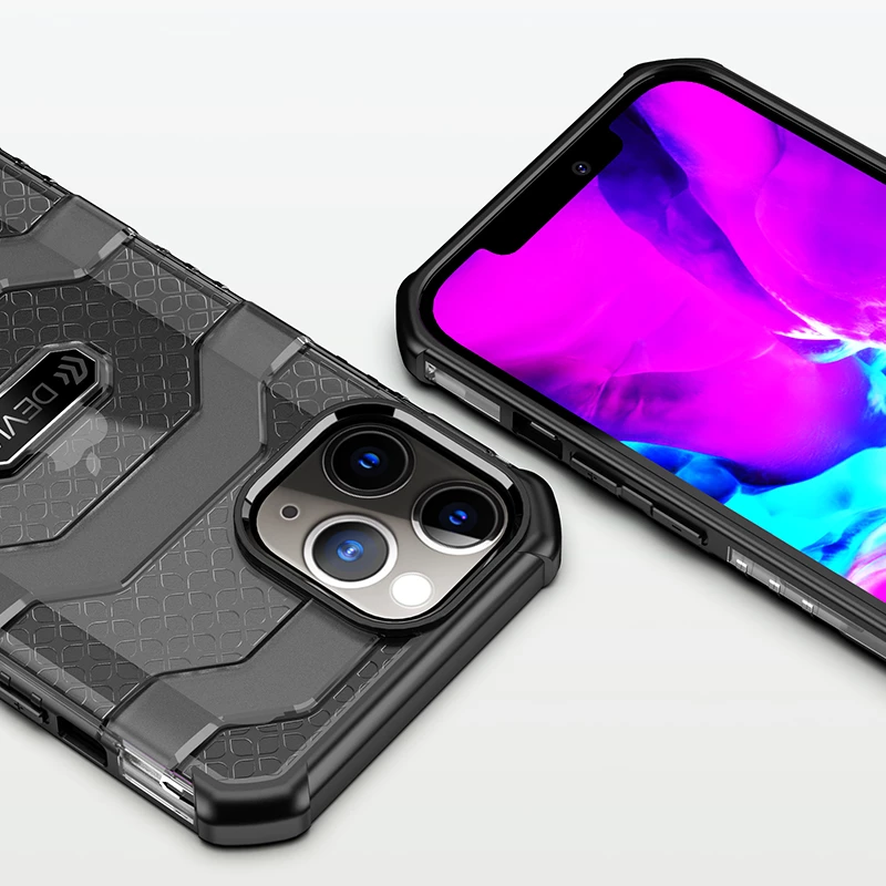 Stoßfeste Schutzhülle Devia Vanguard für iPhone 12 mini, grün