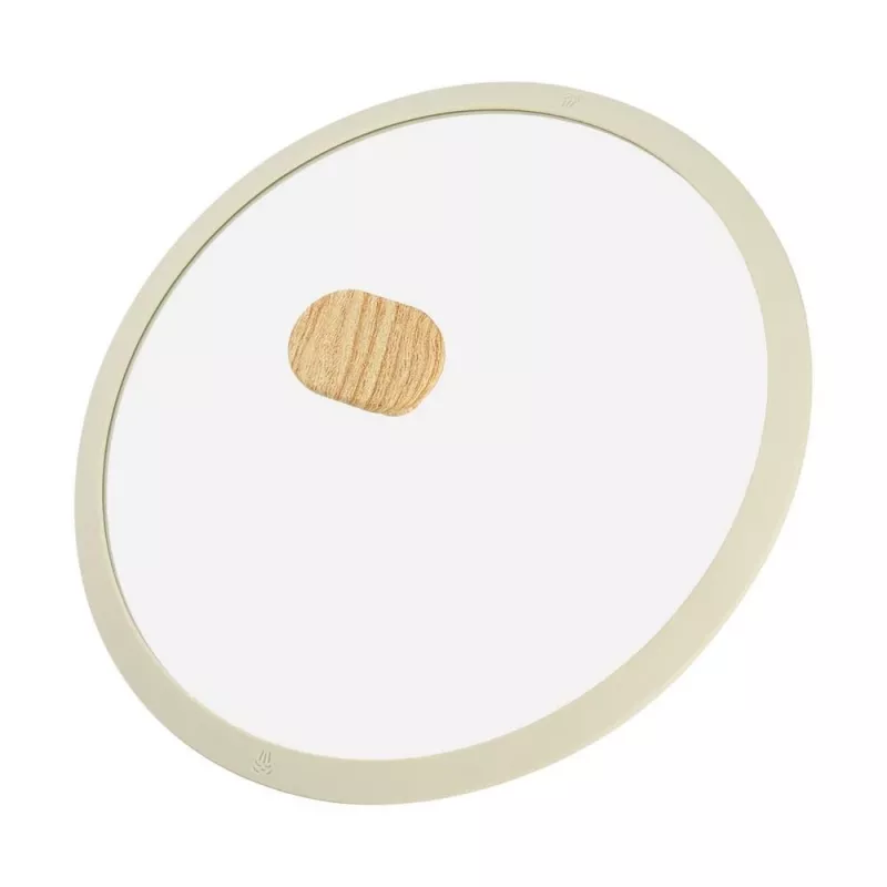 Flacher Topf D28cm 4,1L/beige