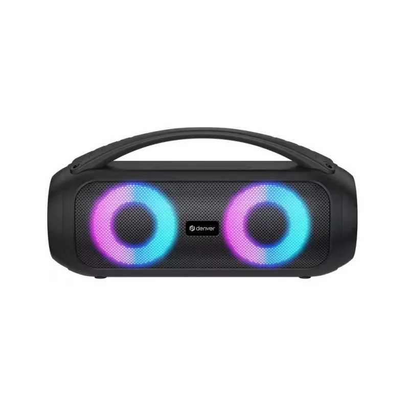 Bluetooth-Lautsprecher Denver BTG-616 mit Tragegriff und LED-Beleuchtung