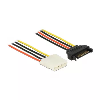 Internes Stromkabel DeLOCK 60137 0,5 m SATA 15-Pin Molex 4-Pin