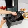 Taurus Air Duo Slim Heißluftfritteuse ohne Öl mit zwei Körben