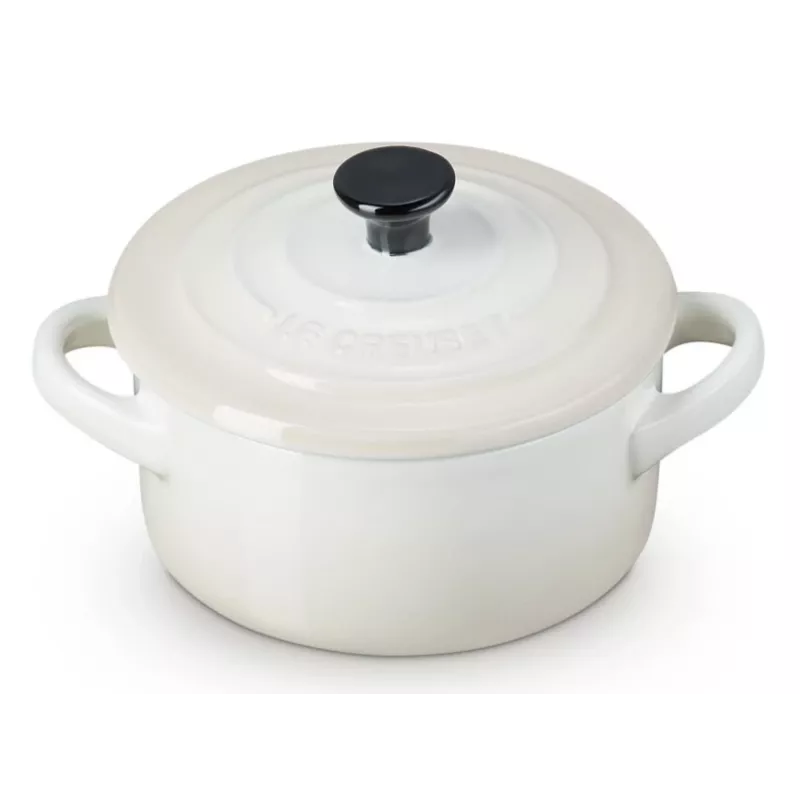 Le Creuset 71901107160100 Mini Dutch Oven, 0,25 L, Weiß