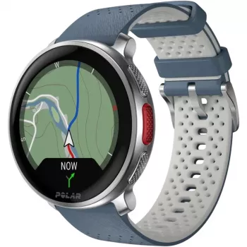 Polar Vantage V3 - Aluminium - Sportuhr mit Armband - Silikon - Display 3,5 cm (1,39 inch) - 32 GB - Bluetooth - 57 g - himmelblau (900108892)