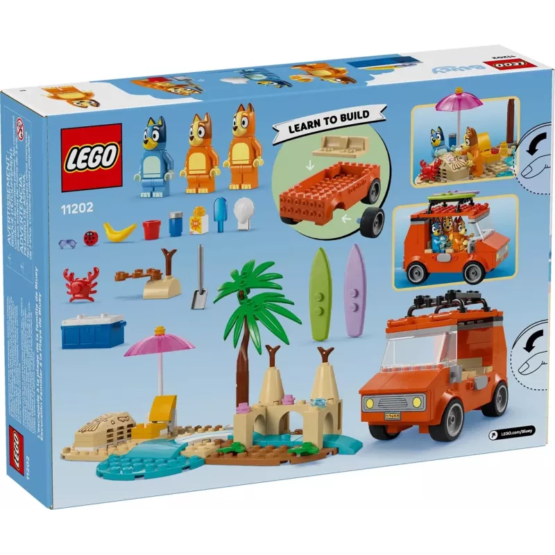 LEGO Bluey Blaues Auto Familienausflug 11202 — Spielset für fantasievolles Spielen