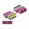 LWL-Kupplung DeLOCK 86896 SC Duplex Buchse auf SC Duplex Buchse Multimode Violett