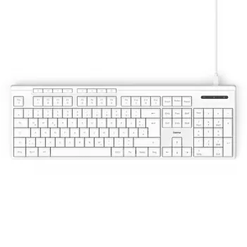 Kabelgebundene Tastatur Hama CK-200 USB Weiß