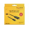 Videokabel-Adapter DeLOCK 85290 USB Type-C auf HDMI 1m Schwarz