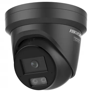 Hikvision 4 MP Smart Hybrid Light mit ColorVu Fixed Turret - SCHWARZ (DS-2CD2347G3-LI2UY(2.8mm)(Schwarz))