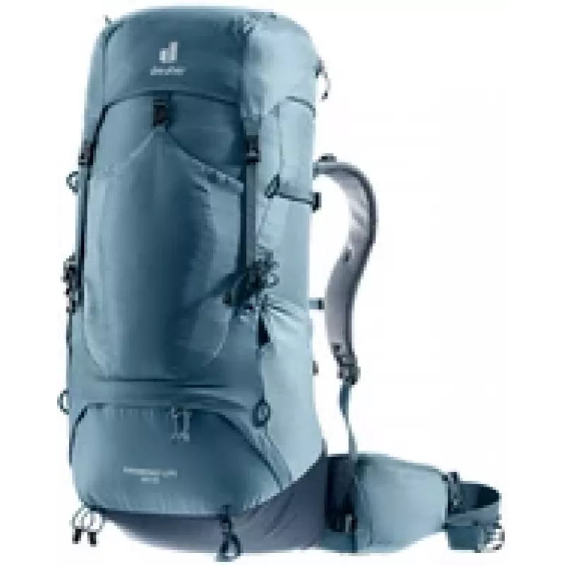 Rucksack DEUTER Aircontact Lite 50 + 10 — Innenrahmen, 50 L (erweiterbar auf 60 L), 1,64 kg, Toploader, unisex, blau