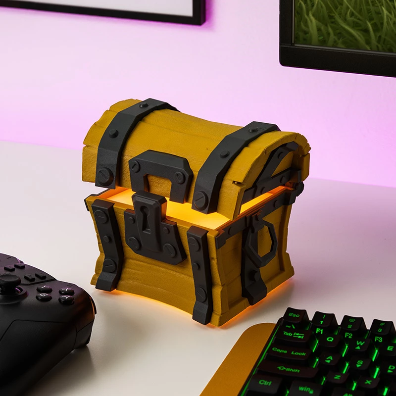 Tischlampe Paladone Fortnite Chest Light – thematische LED-Neuheitenlampe