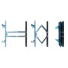 TV-Wandhalterung Esperanza TITAN für 26–70 Zoll (66–177,8 cm), neigbar ±15°, schwenkbar 120°, VESA bis 400×400, max. Traglast 55 kg, schwarz