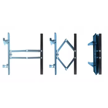 TV-Wandhalterung Esperanza TITAN für 26–70 Zoll (66–177,8 cm), neigbar ±15°, schwenkbar 120°, VESA bis 400×400, max. Traglast 55 kg, schwarz