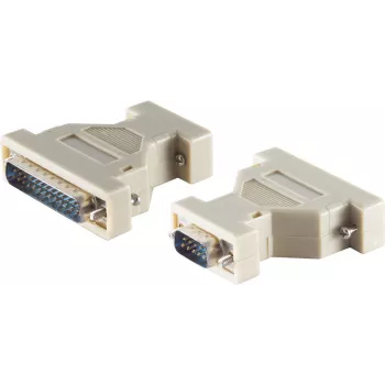 D-Sub-Adapter ShiverPeaks COM 913 SC 9-polig auf 25-polig