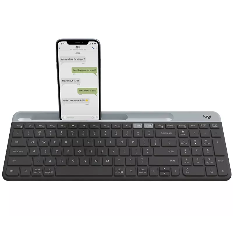 Logitech schlank Multi-Device K580 – Kabellose Tastatur