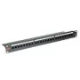 ROLINE Cat. 6 / Class E 48,30cm (19)-Patchpanel, 24P, Ungeschirmt, schwarz (26.11.0362)